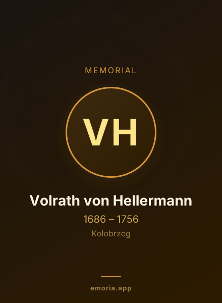 Memorial portrait of Volrath von Hellermann