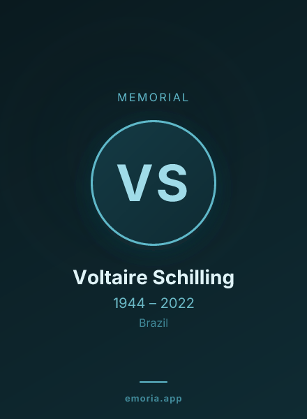 Memorial portrait of Voltaire Schilling