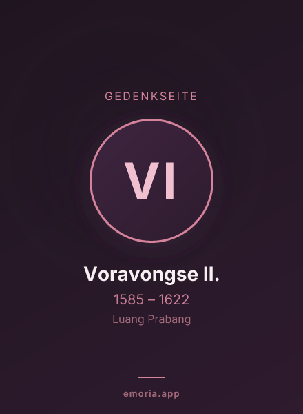 Gedenkportrait von Voravongse II.