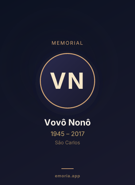 Memorial portrait of Vovô Nonô