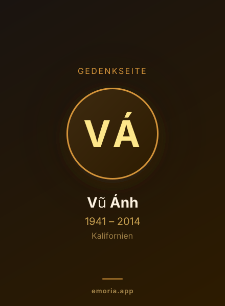Gedenkportrait von Vũ Ánh