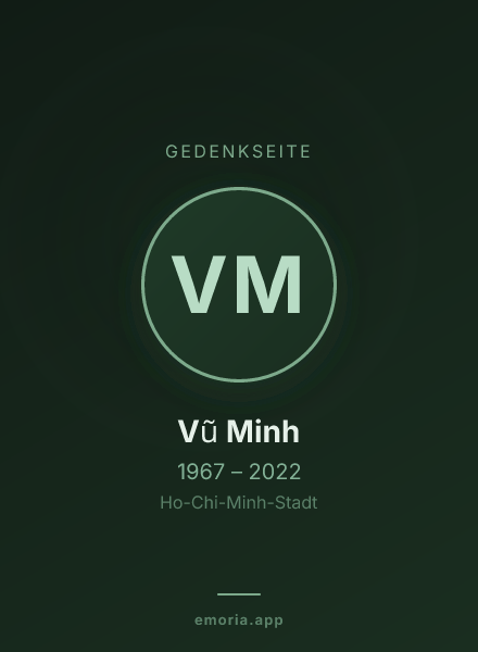 Gedenkportrait von Vũ Minh