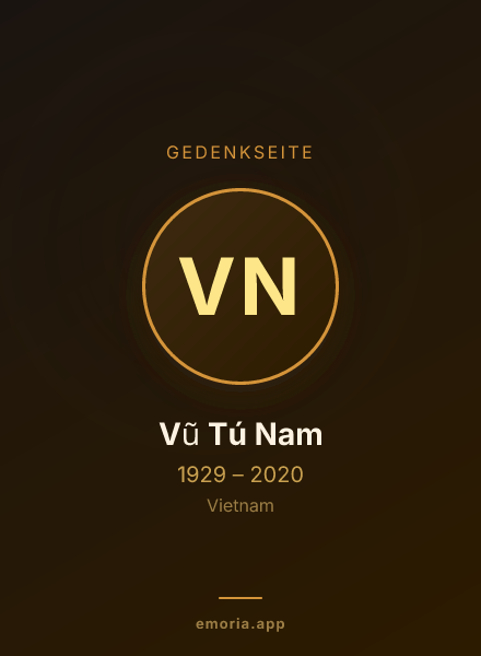 Gedenkportrait von Vũ Tú Nam