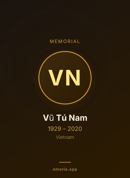 Memorial portrait of Vũ Tú Nam