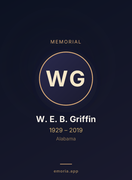 Memorial portrait of W. E. B. Griffin