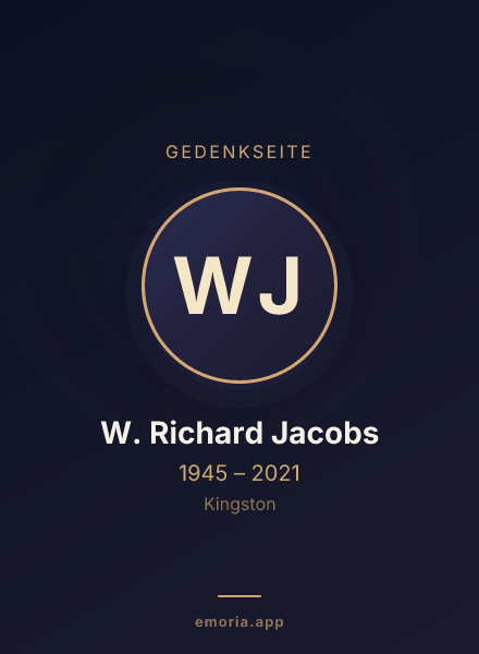 Gedenkportrait von W. Richard Jacobs