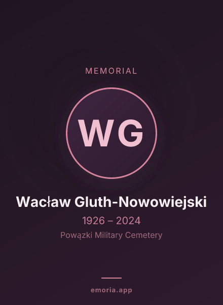 Memorial portrait of Wacław Gluth-Nowowiejski