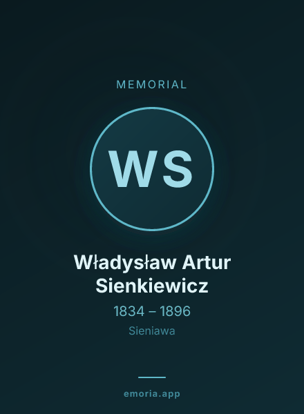 Memorial portrait of Władysław Artur Sienkiewicz