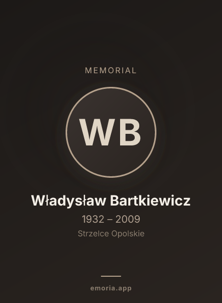 Memorial portrait of Władysław Bartkiewicz