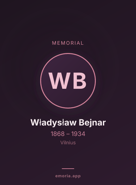 Memorial portrait of Władysław Bejnar
