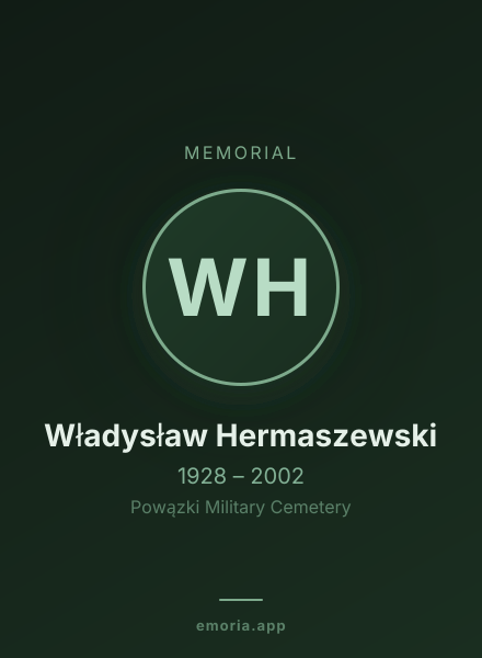 Memorial portrait of Władysław Hermaszewski