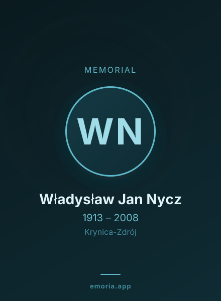 Memorial portrait of Władysław Jan Nycz