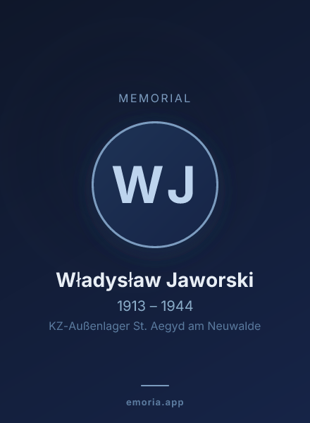 Memorial portrait of Władysław Jaworski