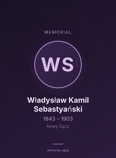 Memorial portrait of Władysław Kamil Sebastyański