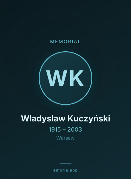 Memorial portrait of Władysław Kuczyński