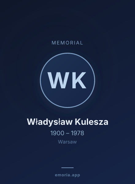 Memorial portrait of Władysław Kulesza