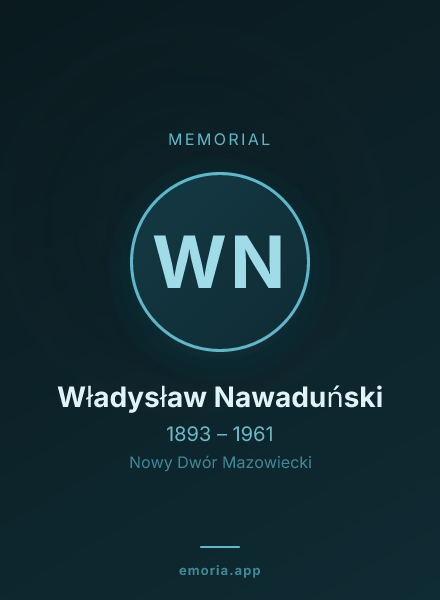 Memorial portrait of Władysław Nawaduński