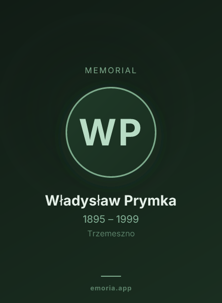 Memorial portrait of Władysław Prymka
