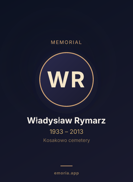 Memorial portrait of Władysław Rymarz
