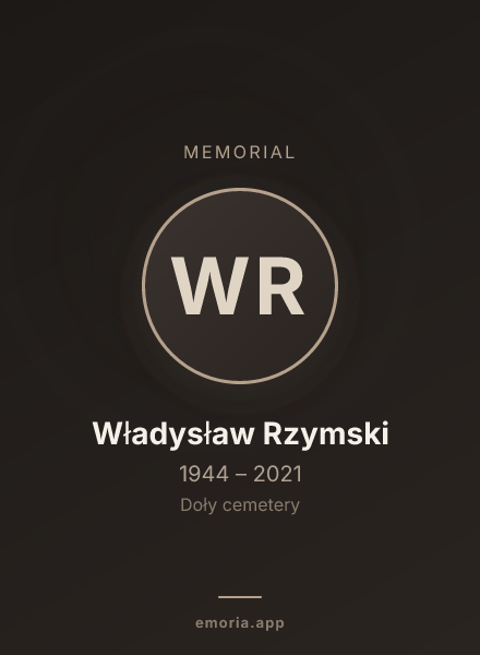 Memorial portrait of Władysław Rzymski