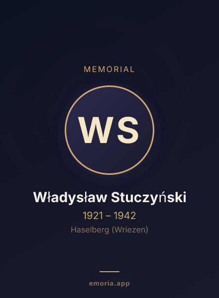 Memorial portrait of Władysław Stuczyński