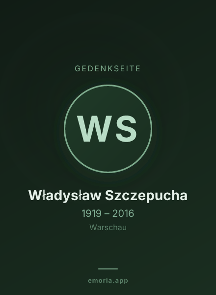 Gedenkportrait von Władysław Szczepucha