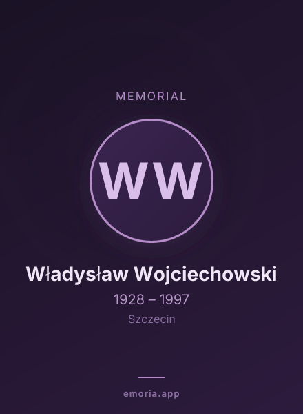 Memorial portrait of Władysław Wojciechowski