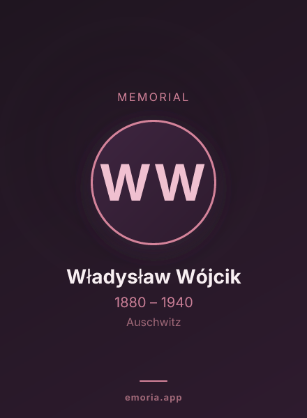 Memorial portrait of Władysław Wójcik