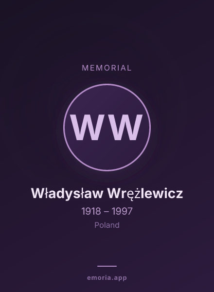 Memorial portrait of Władysław Wrężlewicz