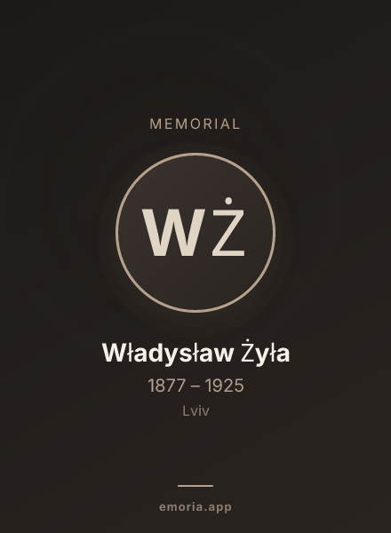 Memorial portrait of Władysław Żyła