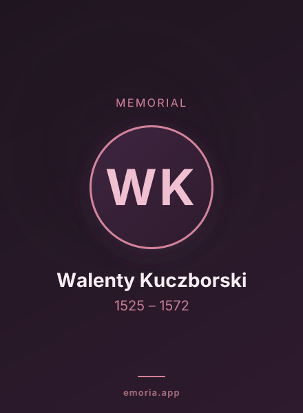 Memorial portrait of Walenty Kuczborski