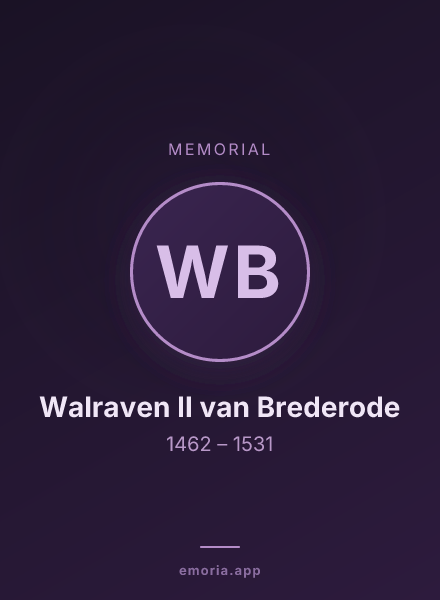 Memorial portrait of Walraven II van Brederode