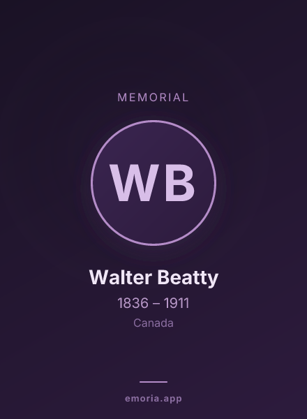 Memorial portrait of Walter Beatty