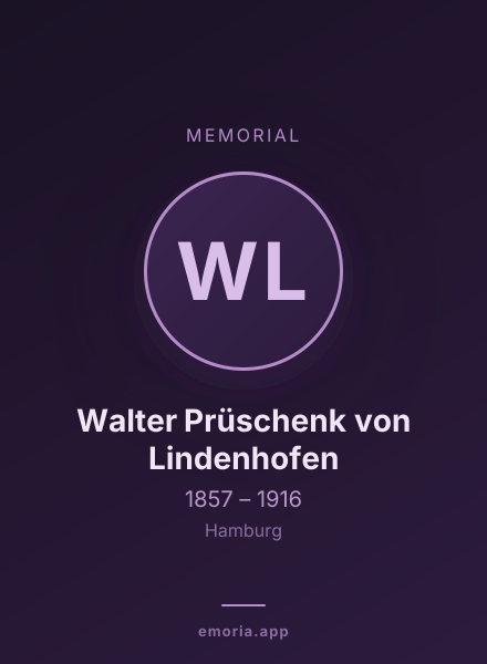 Memorial portrait of Walter Prüschenk von Lindenhofen