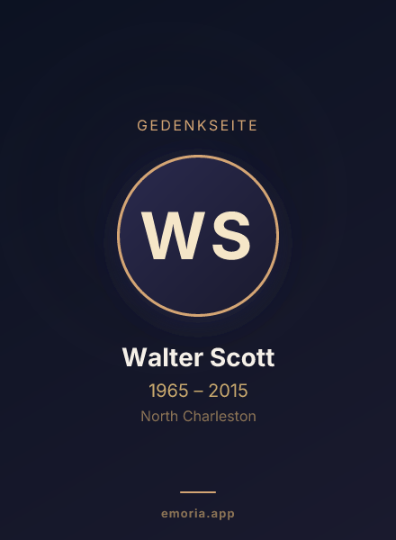 Gedenkportrait von Walter Scott