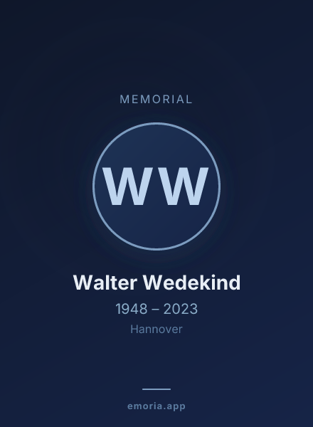 Memorial portrait of Walter Wedekind