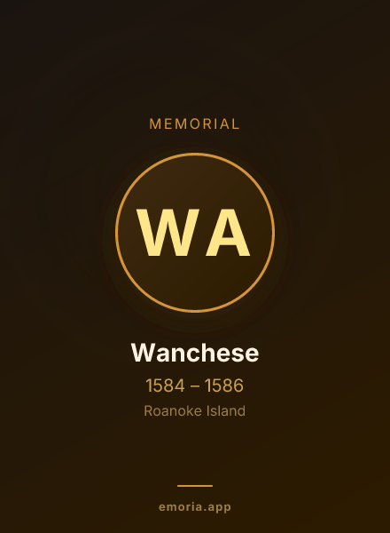 Memorial portrait of Wanchese