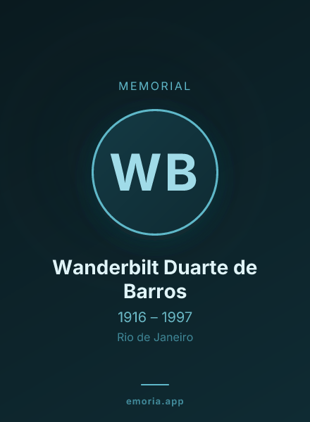 Memorial portrait of Wanderbilt Duarte de Barros