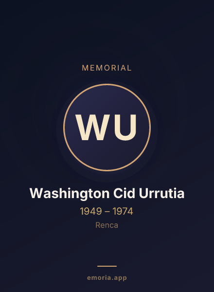 Memorial portrait of Washington  Cid Urrutia