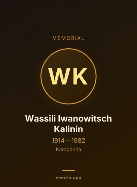 Memorial portrait of Wassili Iwanowitsch Kalinin