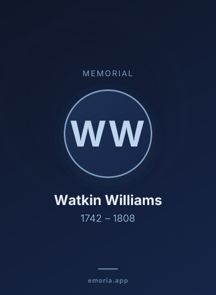 Memorial portrait of Watkin Williams