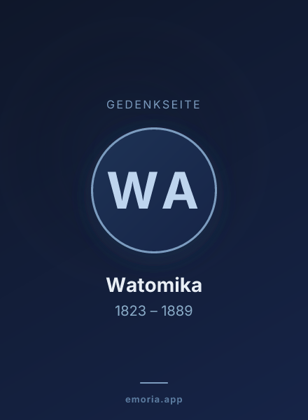 Gedenkportrait von Watomika
