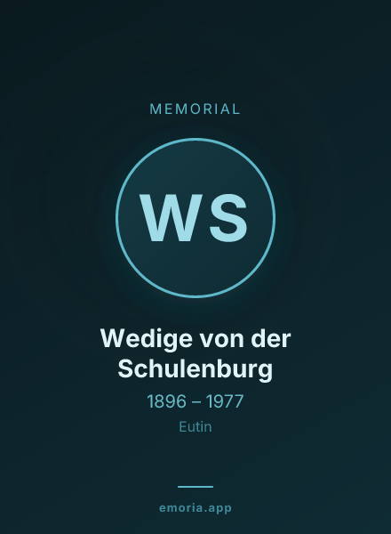 Memorial portrait of Wedige von der Schulenburg