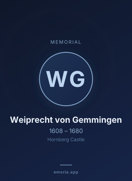 Memorial portrait of Weiprecht von Gemmingen