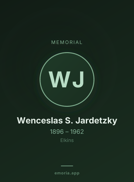 Memorial portrait of Wenceslas S. Jardetzky