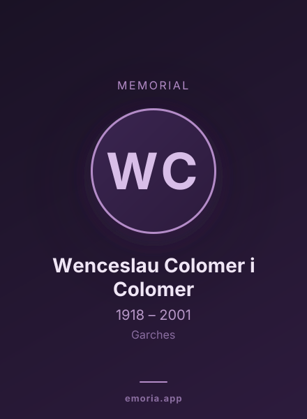 Memorial portrait of Wenceslau Colomer i Colomer