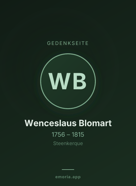 Gedenkportrait von Wenceslaus Blomart