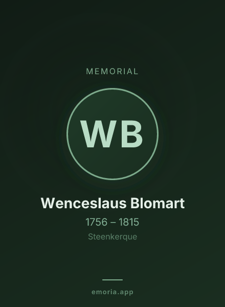 Memorial portrait of Wenceslaus Blomart