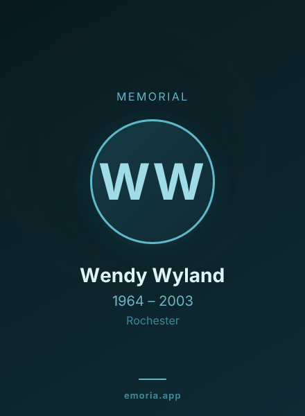 Memorial portrait of Wendy Wyland