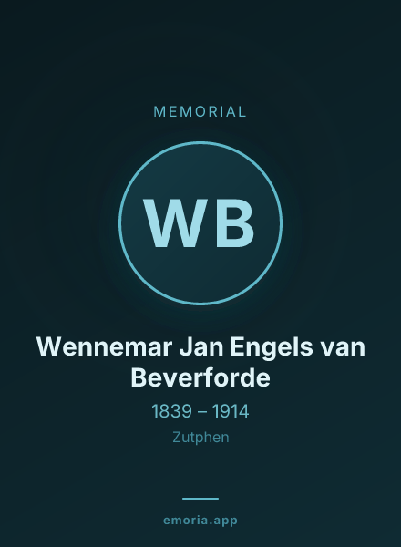 Memorial portrait of Wennemar Jan Engels van Beverforde